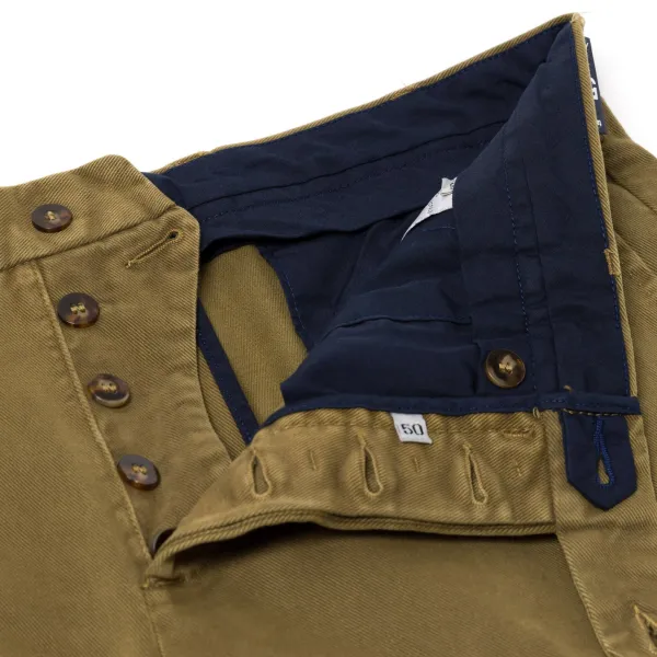 Rota Sport Exclusive To Michael Jondral: Olive Green Cotton Mix Winter Chino - Ro