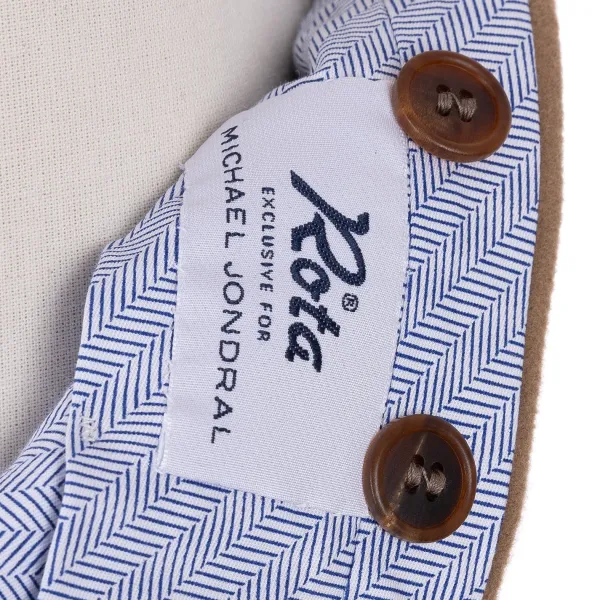 Rota Sartorial Exclusive To Michael Jondral: Light Brown English Cotton Moleskin Trou