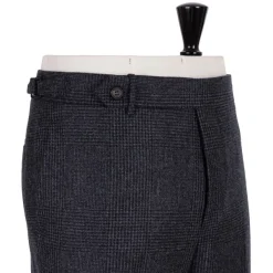 Rota Sartorial Exclusive To Michael Jondral: Grey Plaid Flannel Pants