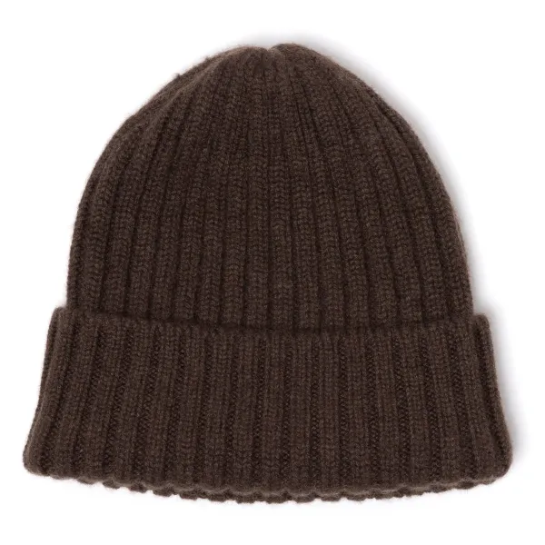 Fedeli Exclusive To Michael Jondral: Cocoa Brown Knitted Hat In Pure Scottish