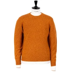 Fedeli Exclusive To Michael Jondral: Orange Scottish 3-Ply Mouline Cashmere S