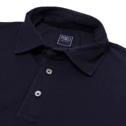 Fedeli Exclusive To Michael Jondral: "North" Long-Sleeve Polo In Pure Giza Co