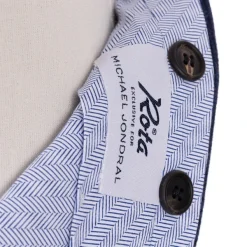 Rota Sartorial Exclusive To Michael Jondral: Blue Checked Flannel Pants 