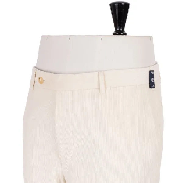 Rota Sartorial Exclusive To Michael Jondral: English Cotton-Corduroy Trousers With Iv