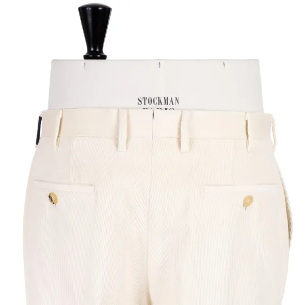 Rota Sartorial Exclusive To Michael Jondral: English Cotton-Corduroy Trousers With Iv