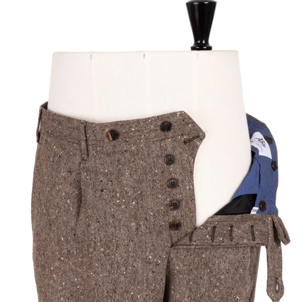 Rota Sartorial Exclusive To Michael Jondral: "Homespun" Pants In Pure Wool - Rota Sar