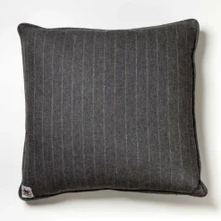 Fox Brothers Exclusively For Michael Jondral: Pillow Made Of Original Fox Flannel With Chalk Stripes