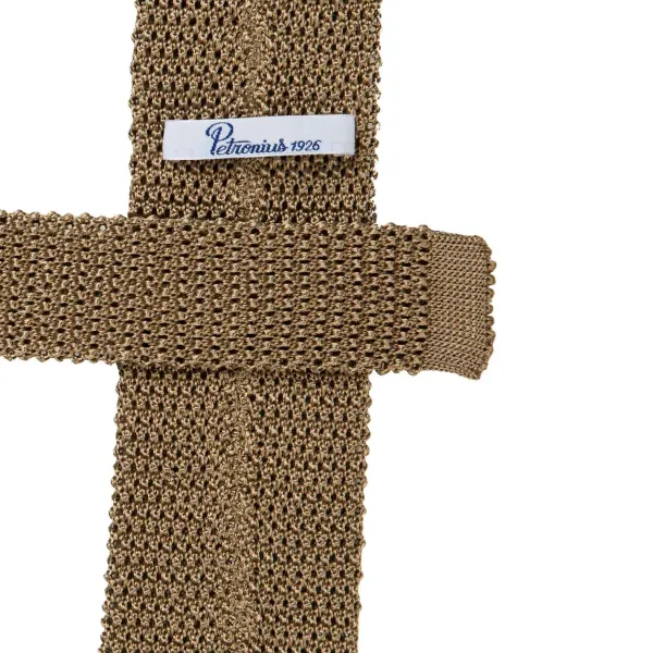 Petronius Exclusively For Michael Jondral: Knit Tie "Pois" Made Of Pur