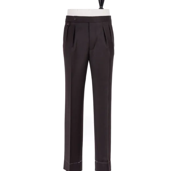 Rota Sartorial Exclusively For Michael Jondral: "New York" Trousers With Two Pleats -