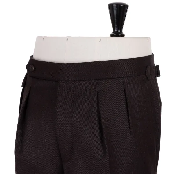 Rota Sartorial Exclusively For Michael Jondral: "New York" Trousers With Two Pleats -