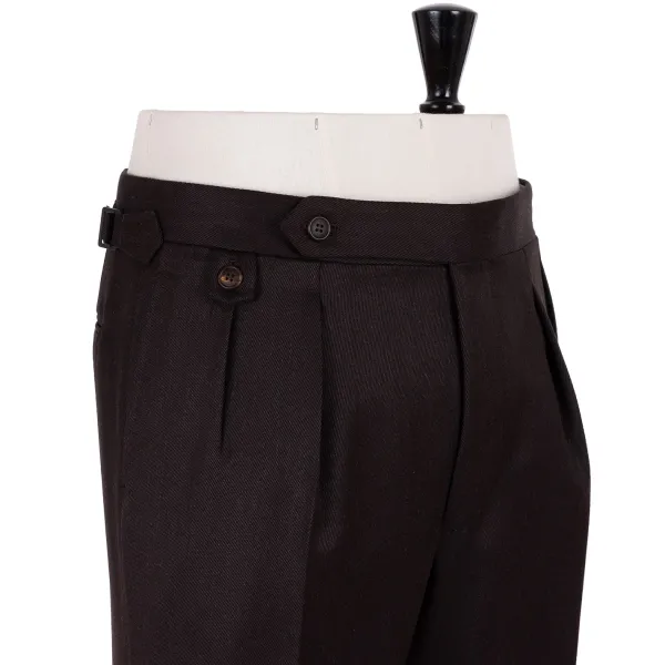 Rota Sartorial Exclusively For Michael Jondral: "New York" Trousers With Two Pleats -