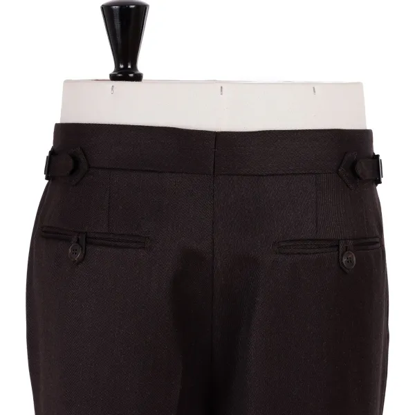 Rota Sartorial Exclusively For Michael Jondral: "New York" Trousers With Two Pleats -