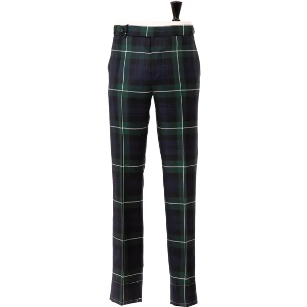 Rota Sartorial Exclusively For Michael Jondral: Plaid Pants "New Blackwatch" Made Of