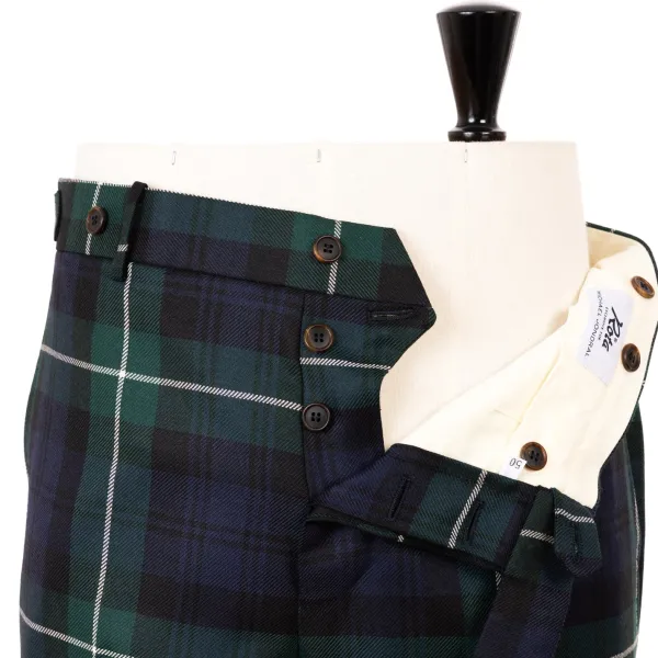 Rota Sartorial Exclusively For Michael Jondral: Plaid Pants "New Blackwatch" Made Of