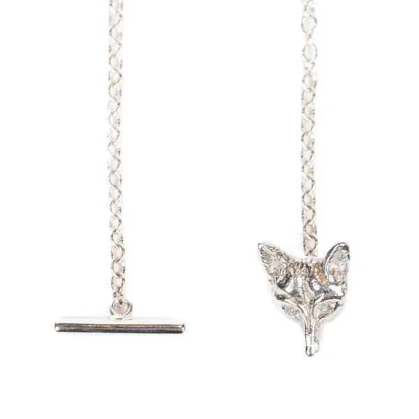 Fox Brothers Exclusively For Michael Jondral: "Lapel Chain" - "The Fox" Made Of Sterling Silver