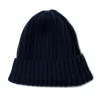 Fedeli Exclusively For Michael Jondral: Dark Blue Knitted Cap Made Of Cashmer