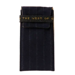 Fox Brothers X Mj: Spectacle Case "Fox Soft Case" Made Of Pure Wool