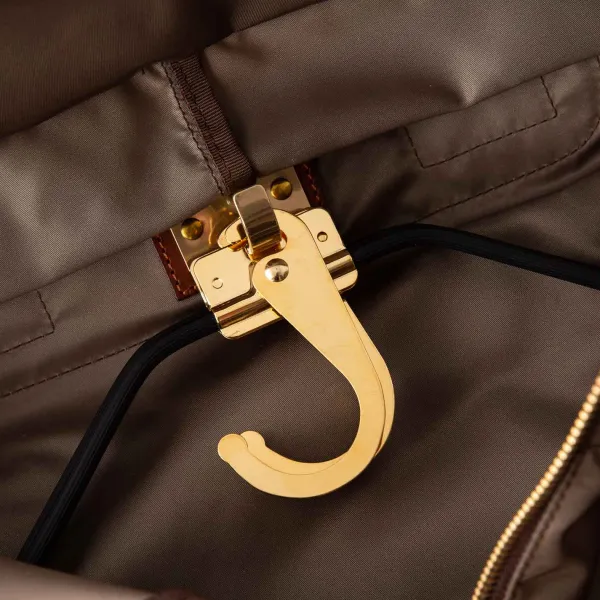 Felisi Garment Bag "Traveller" Made Of Nylon And Saddle Leather