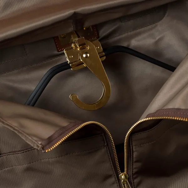 Felisi Garment Bag "Traveller" Made Of Nylon And Saddle Leather
