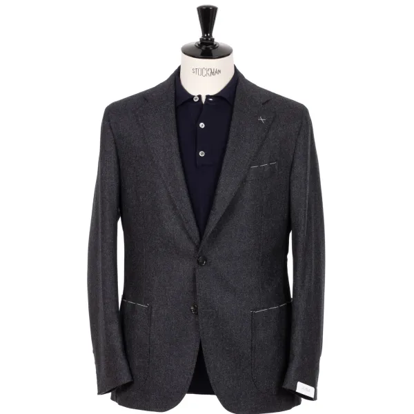 De Petrillo Gentry Flannel Suit Made Of Pure Wool By Drago - Handmade