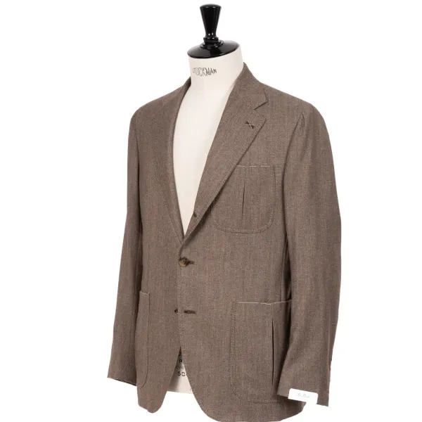 De Petrillo Gentry Sport Suit Made Of Cotton And Wool By Ferla - Handm