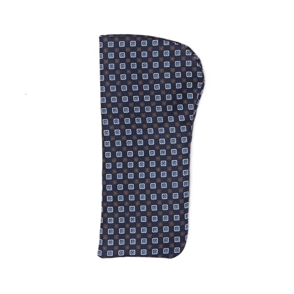 E. Marinella Glasses Case "Silk Case" Made Of Printed Silk - Purely Handcrafted