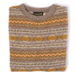 Glenugie Exclusive X Mj: Pure Wool "Fairisle Roundneck Jumper" Sweater