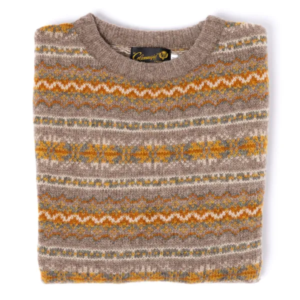 Glenugie Exclusive X Mj: Pure Wool "Fairisle Roundneck Jumper" Sweater