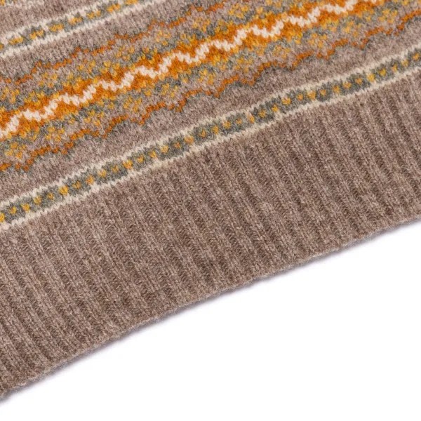 Glenugie Exclusive X Mj: Pure Wool "Fairisle Roundneck Jumper" Sweater