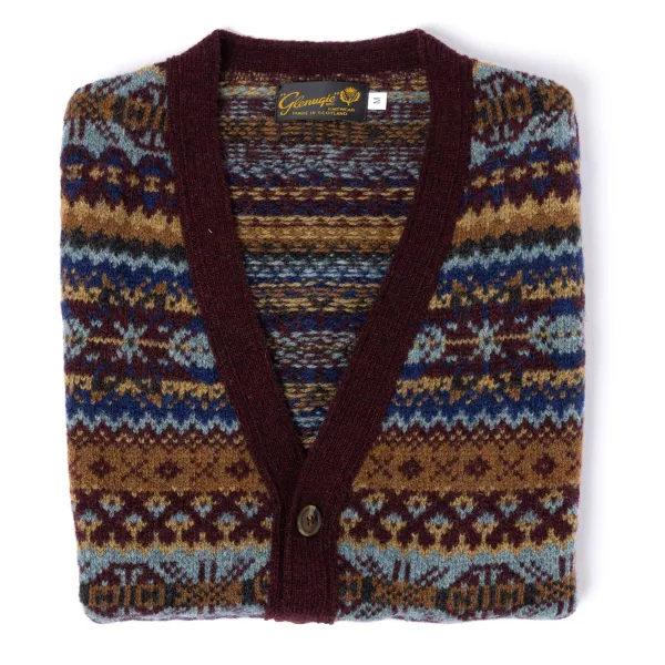 Glenugie Exclusive X Mj: Pure Wool "Fairisle Waistcoat" - Pure Soft Sh