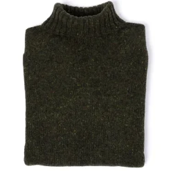 Glenugie X Mj: Pure Wool "Donegal Polo Jumper" Sweater - Supersoft Lam