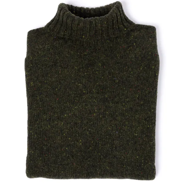 Glenugie X Mj: Pure Wool "Donegal Polo Jumper" Sweater - Supersoft Lam