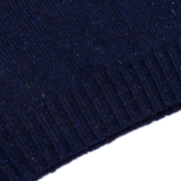 Glenugie X Mj: Pure Wool "Donegal Polo Jumper" Sweater - Supersoft Lam
