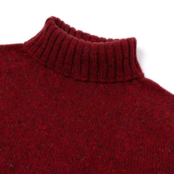 Glenugie X Mj: Pure Wool "Donegal Polo Jumper" Sweater - Supersoft Lam