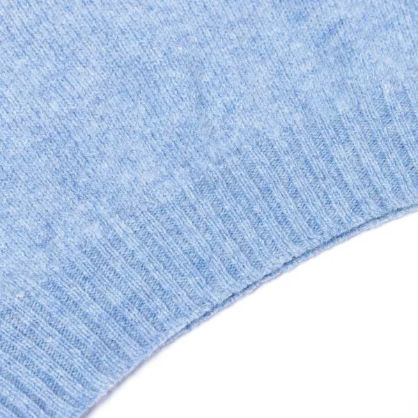 Glenugie X Mj: Pure Wool Round Jumper Sweater - Pure Soft Shetland