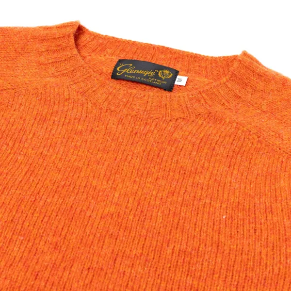 Glenugie X Mj: Pure Wool Round Jumper Sweater - Pure Soft Shetland