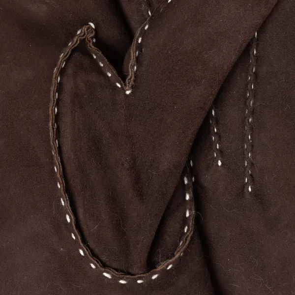 Thomas Riemer Wien Glove "Esterhazy" From Reindeer Leather With Lining From Orylag Rabbit
