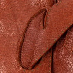 Thomas Riemer Wien Gloves "Auerberg" Made Of Peccary Leather With Cashmere Lining - Hand