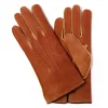 Thomas Riemer Wien Gloves "Belvedere" Made Of Deerskin With Cashmere Lining - Hand Sewn