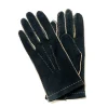 Thomas Riemer Wien Gloves "Offizier" Made Of Blue Deerskin