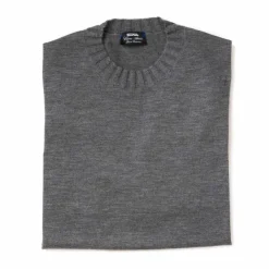 Cesare Attolini Gray Pullover "Duvet" Made Of Pure Cashmere