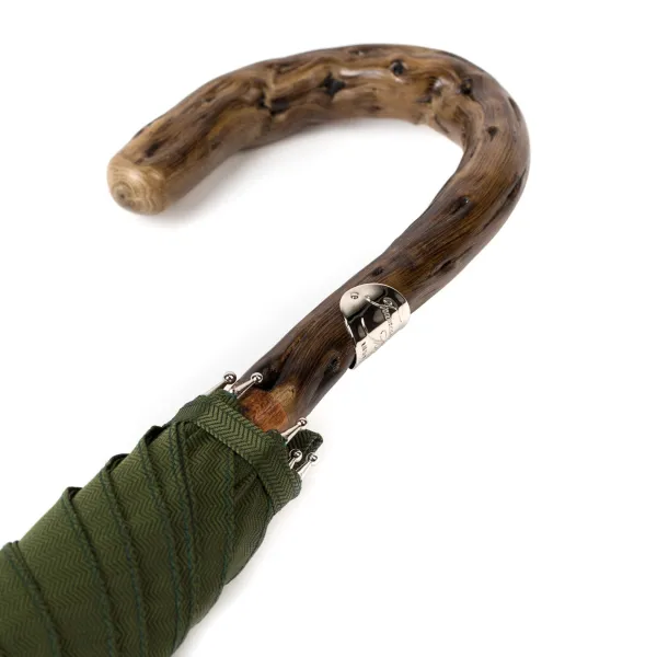 Maglia Green Stick Umbrella "Lord" With Handle Made Of Broom Root Wood - Pure