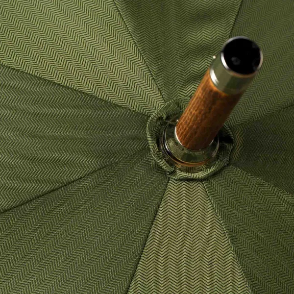 Maglia Green Stick Umbrella "Lord" With Handle Made Of Broom Root Wood - Pure