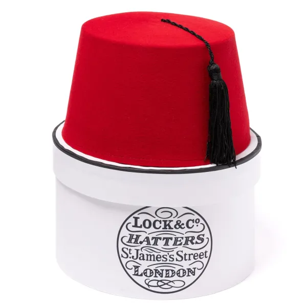 Lock u0026 Co. Hatters Hat "The Fez" Made Of Rabbit Felt - Handmade For Gentlemen