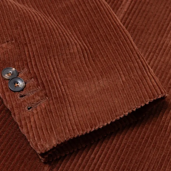 I Capresi X Mj: "Arte D'Epoca" Jacket In Washed Cotton Corduroy