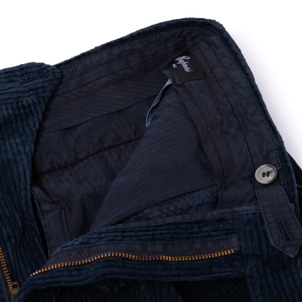 I Capresi X Mj: Cargo Pant "Vesuvio" In Washed Cotton Corduroy