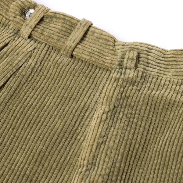 I Capresi X Mj: Cargo Pant "Vesuvio" In Washed Cotton Corduroy