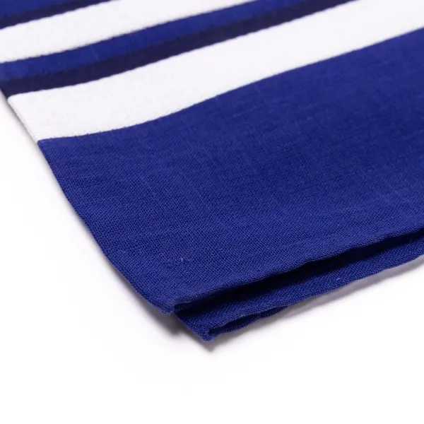 Simonnot-Godard Ink Blue Handkerchief "Picasso" Made Of Pure Cotton