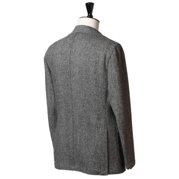 Orazio Luciano Jacket "Cool King" Made Of Original Harris Tweed - Purely Handcrafted