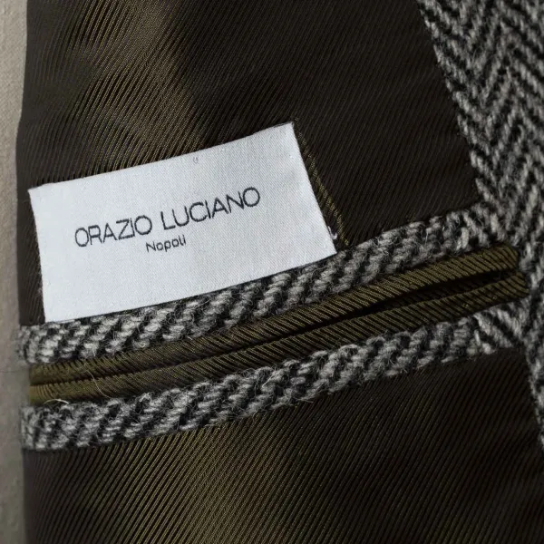Orazio Luciano Jacket "Cool King" Made Of Original Harris Tweed - Purely Handcrafted